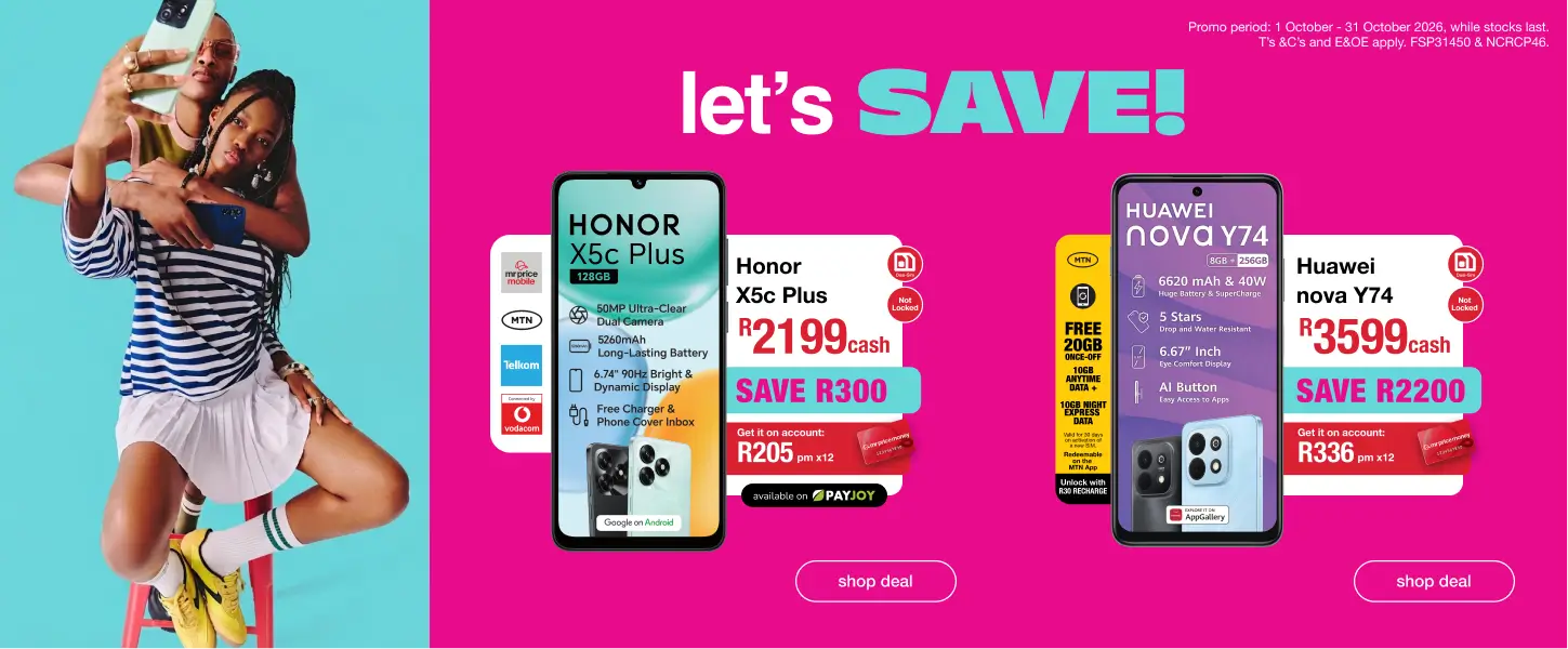 Mr Price Cellular Deals