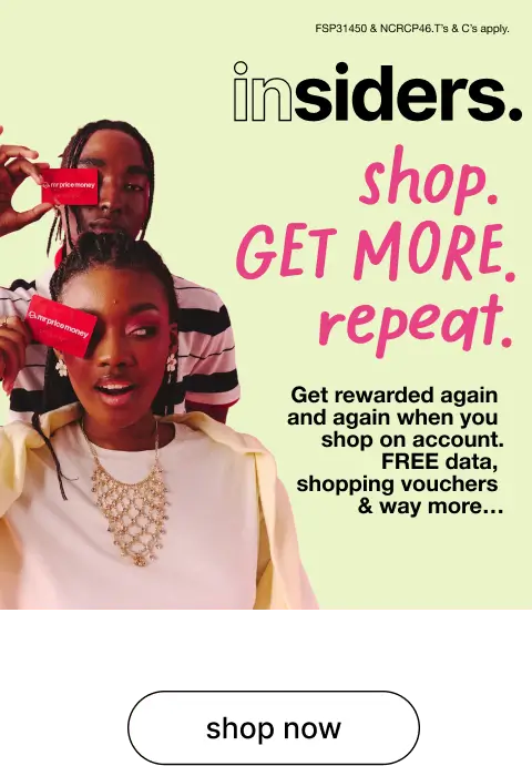 Shop all six brands on one card