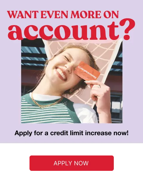 Apply for a credit limit increase