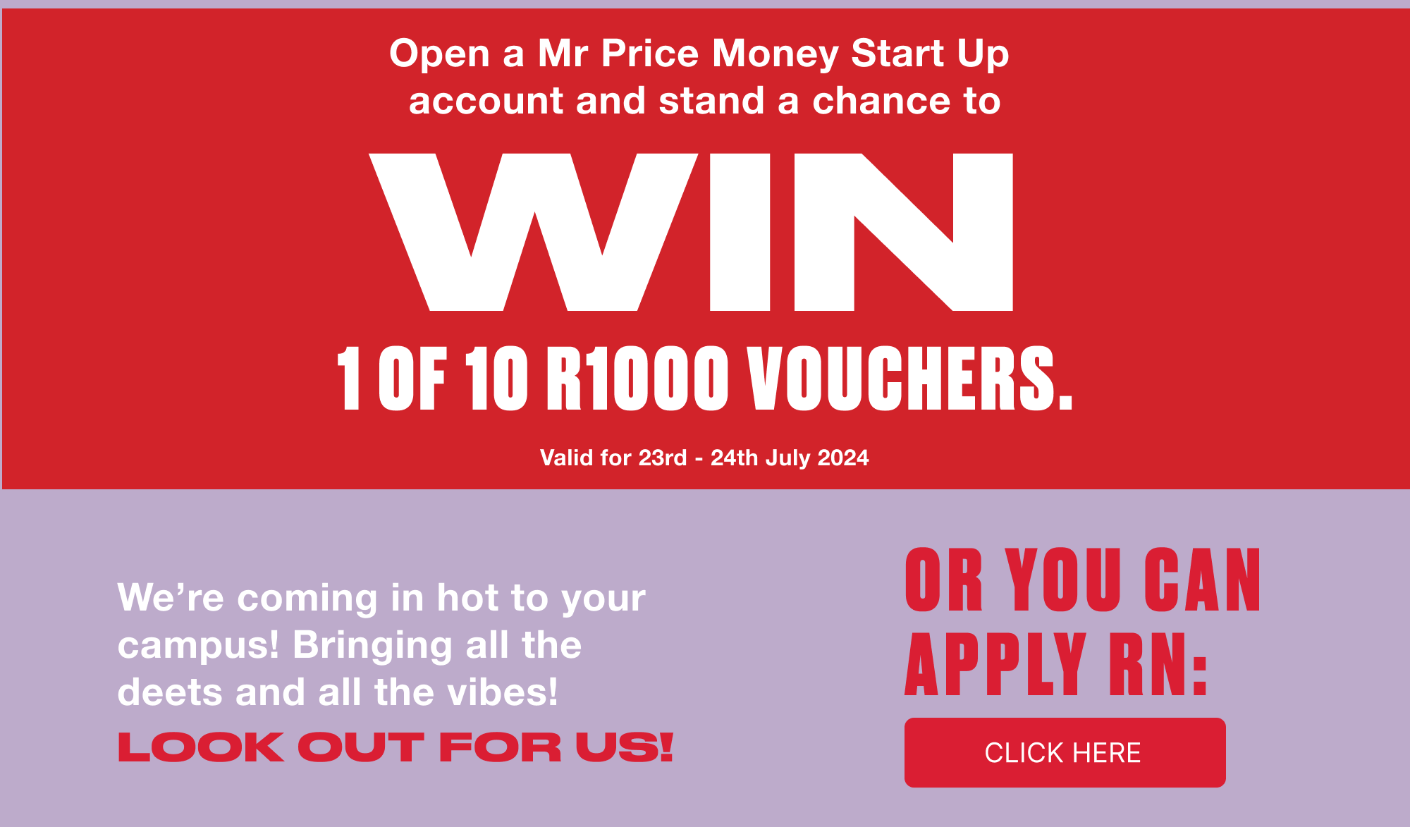 Mr Price Money Start Up Account